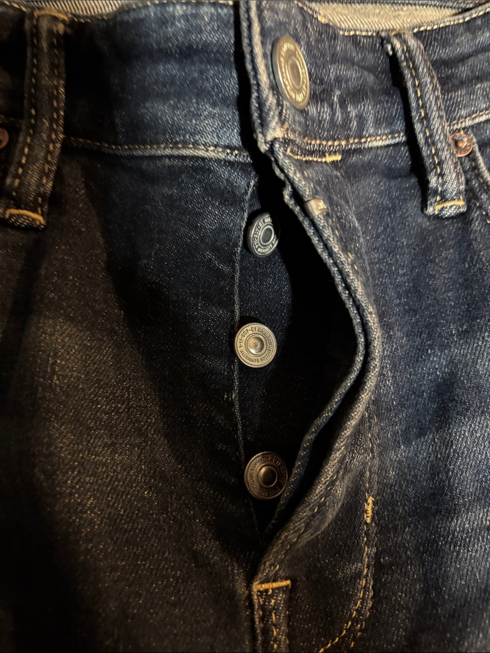 Men's All Saints cigarette Fit Blue Jeans - Classic Washed Denim - Picture 8 of 11